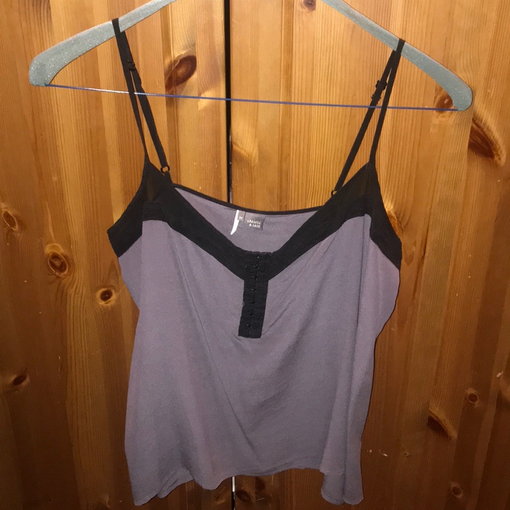 Black & Gray tank top size medium